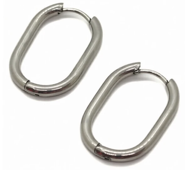 Argollas de acero quirurgico 19mm diametro interno 2mm grosor